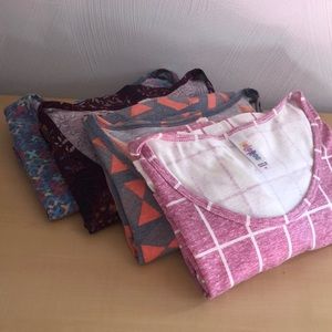 Set of 4 LuLaRoe Perfect T’s